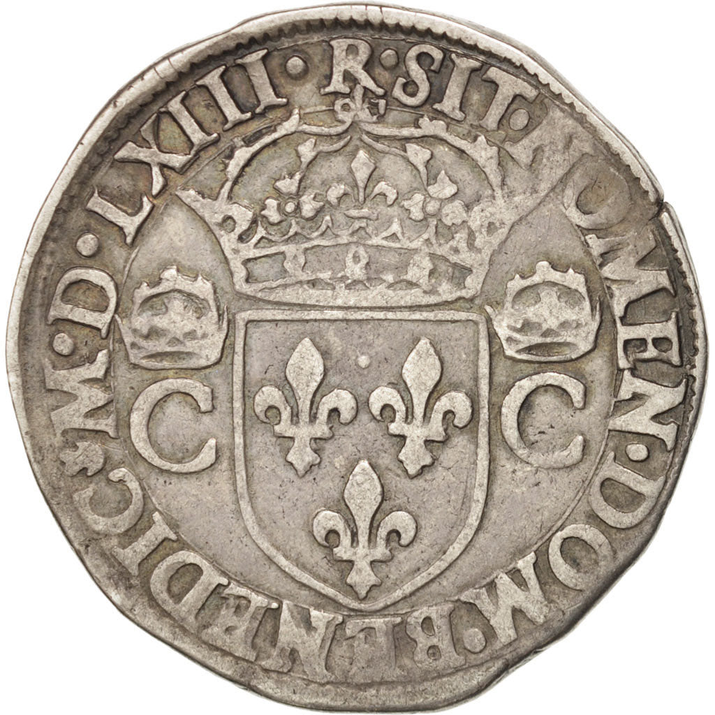 Francia, Teston, 1563, Toulouse, MB+, Argento, Sombart:4602