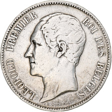 Coin, Belgium, Leopold I, 5 Francs, 5 Frank, 1849, VF(20-25), Silver, KM:17
