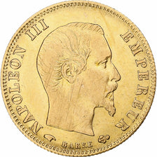 Moeda, França, Napoleon III, 5 Francs, 1859, Paris, AU(50-53), Dourado