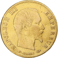 Monnaie, France, Napoléon III, 5 Francs, 1860, Paris, TTB, Or, Gadoury:1001