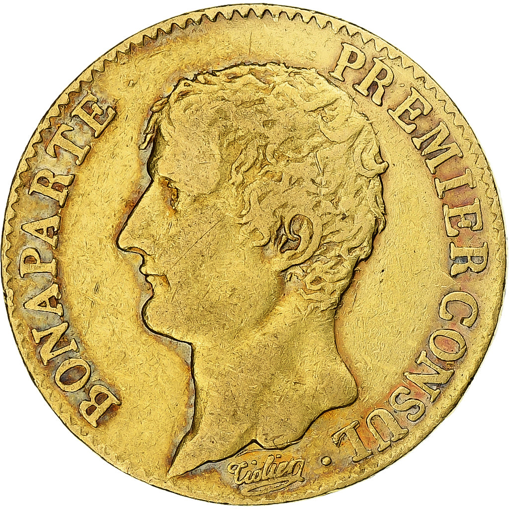 Münze, Frankreich, Napoléon I, 20 Francs, 1803, Paris, S+, Gold, KM:661
