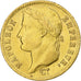 França, 20 Francs, Napoléon I, 1812, Paris, Dourado, EF(40-45), Gadoury:1025
