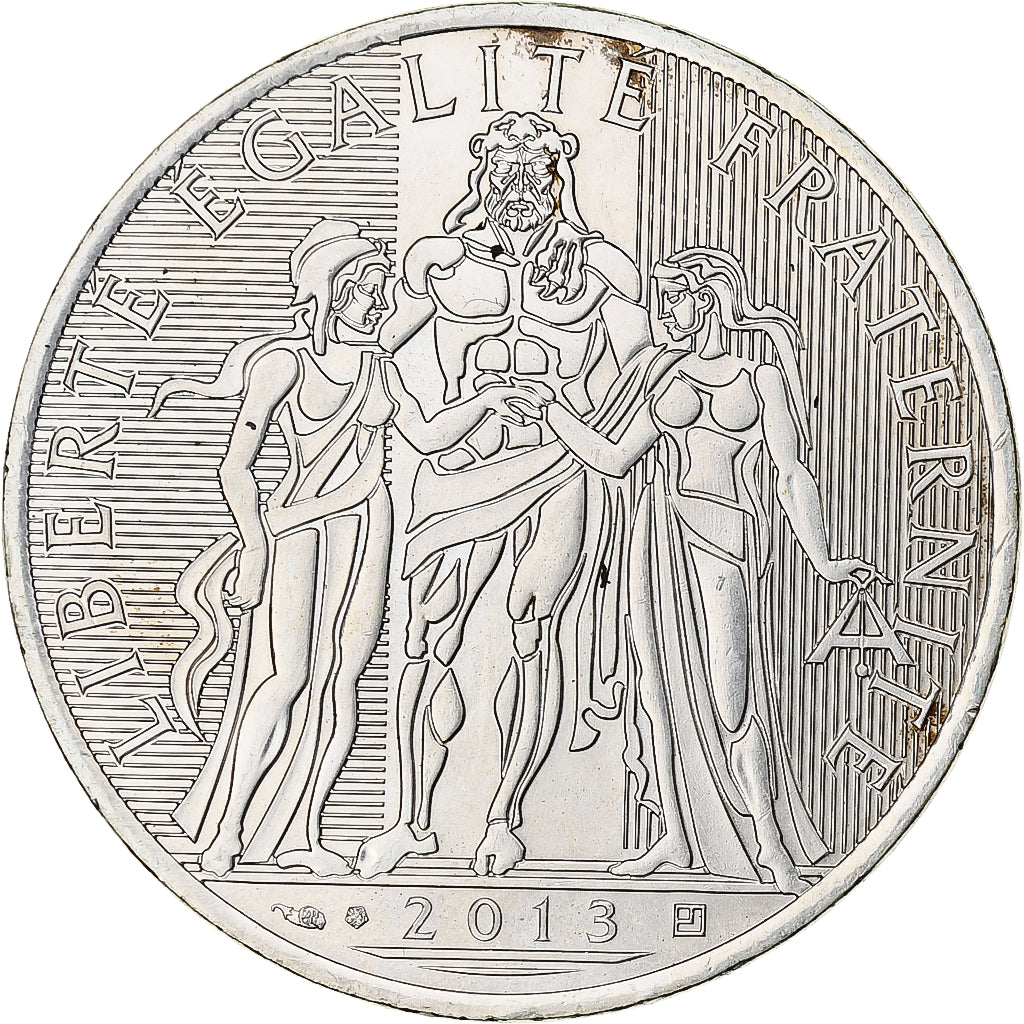 Frankreich, 10 Euro, Hercule, 2013, Paris, VZ+, Silber, Gadoury:EU590, KM:2073