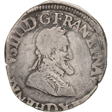 Henri IV, Quart de franc, 1596 D, Lyon, Sombart 4780
