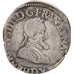 Henri IV, Quart de franc, 1596 D, Lyon, Sombart 4780