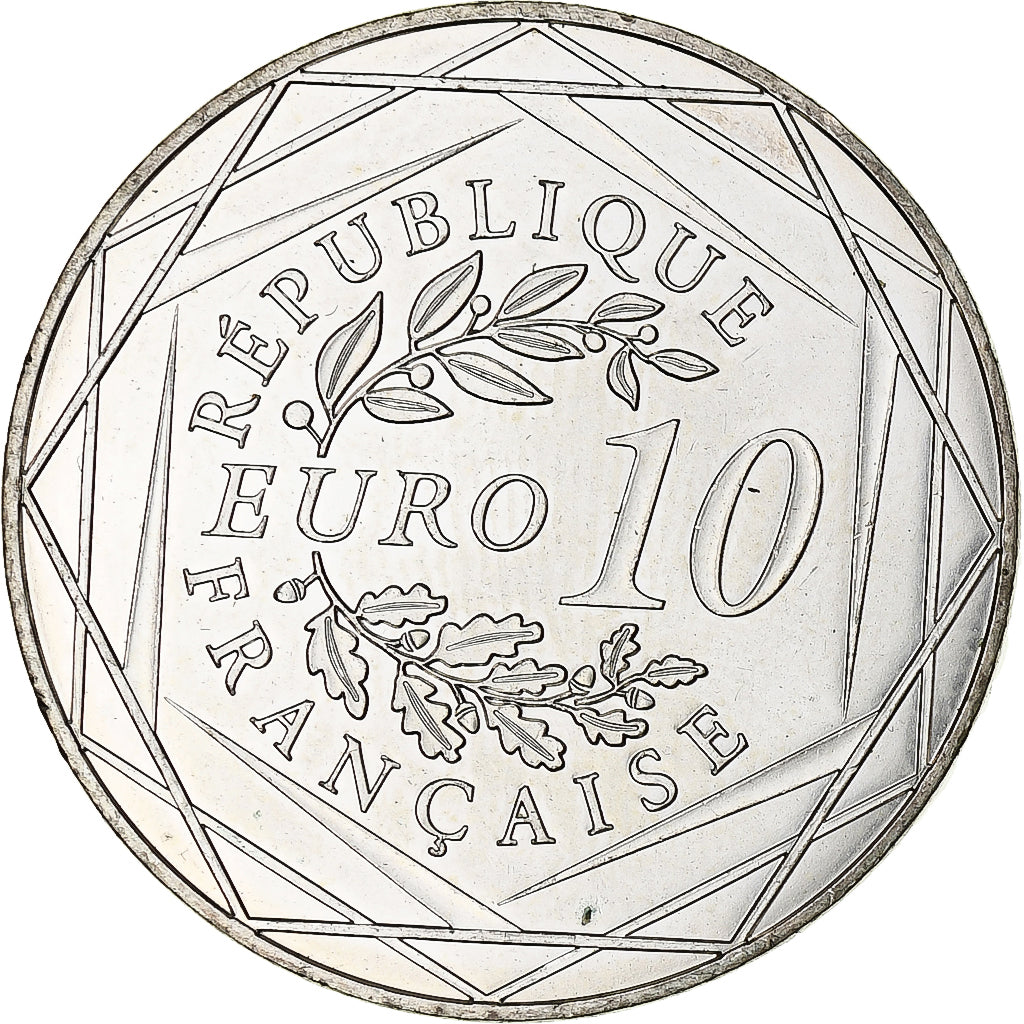 France, 10 Euro, 2018, Centenaire de l'Armistice 1918, MS(63), Silver