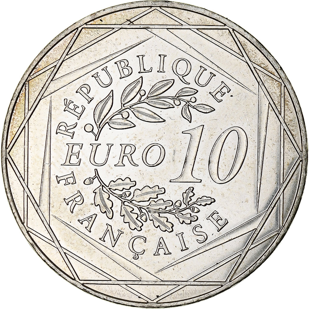 France, Monnaie de Paris, 10 Euro, Auguste Rodin, 2017, Paris, MS(60-62), Silver