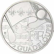 France, 10 Euro, Guadeloupe, 2010, Paris, MS(64), Silver, KM:1655