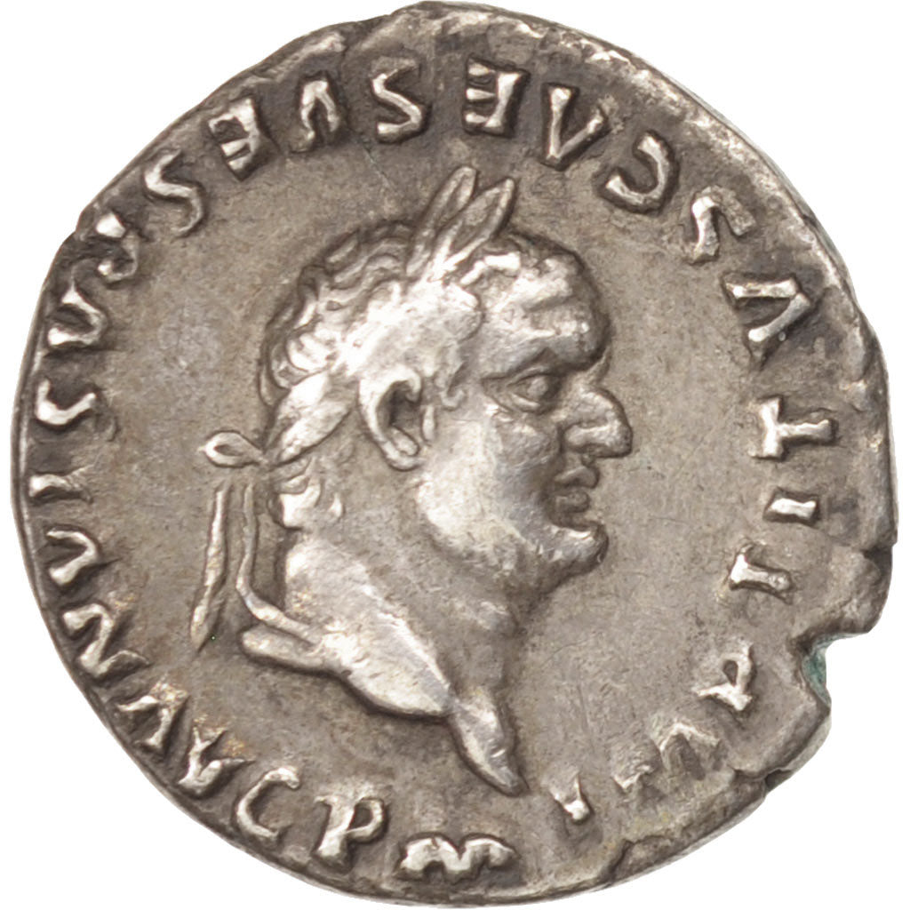 Titus, Denarius, Rome, AU(50-53), Silver, RIC #27a, 3.29