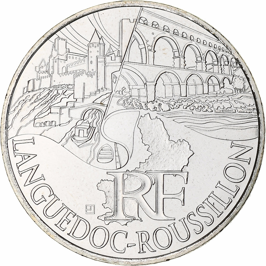 France, 10 Euro, Languedoc-Rousillon, Euros des régions, 2011, FDC, MS(64)