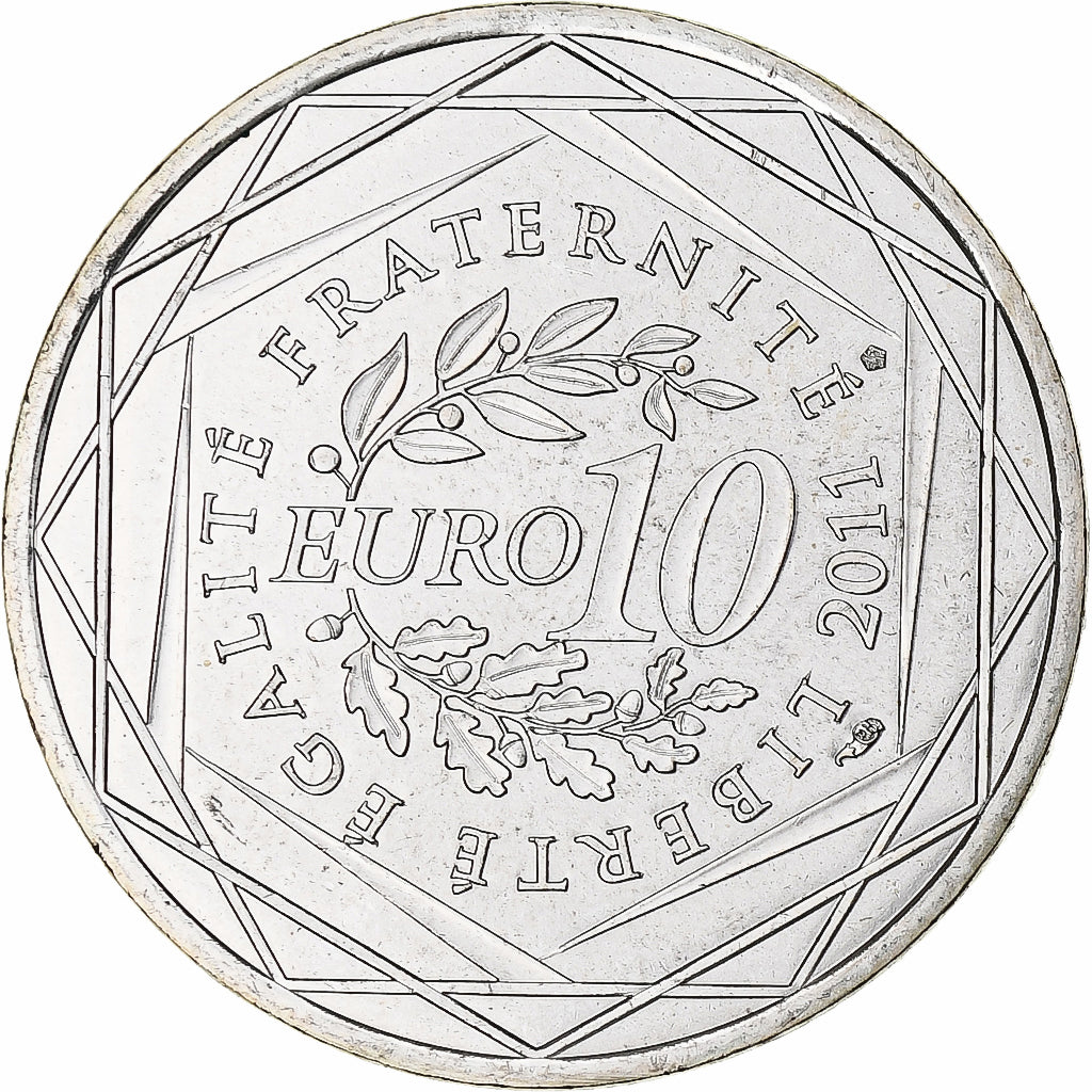 France, 10 Euro, Poitou-Charentes, Euros des régions, 2011, Paris, SPL+