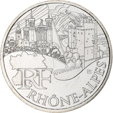 França, 10 Euro, Rhône Alpes, Euros des régions, 2011, Paris, FDC, MS(65-70)