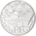 France, 10 Euro, Picardie, 2010, MS(65-70), Silver