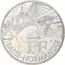 Frankreich, 10 Euro, Basse Normandie, 2011, Paris, STGL, Silber, KM:1729