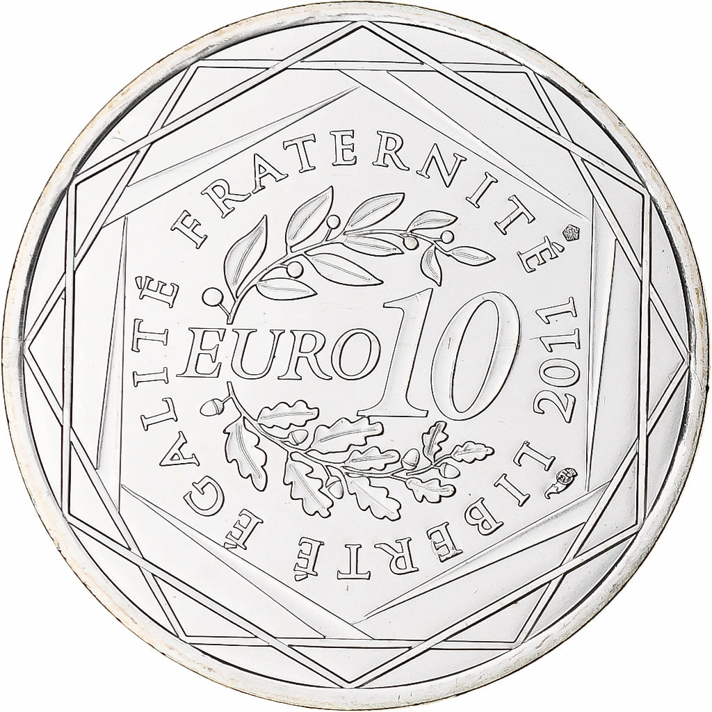 France, 10 Euro, 2011, Paris, FDC, Argent, KM:1736