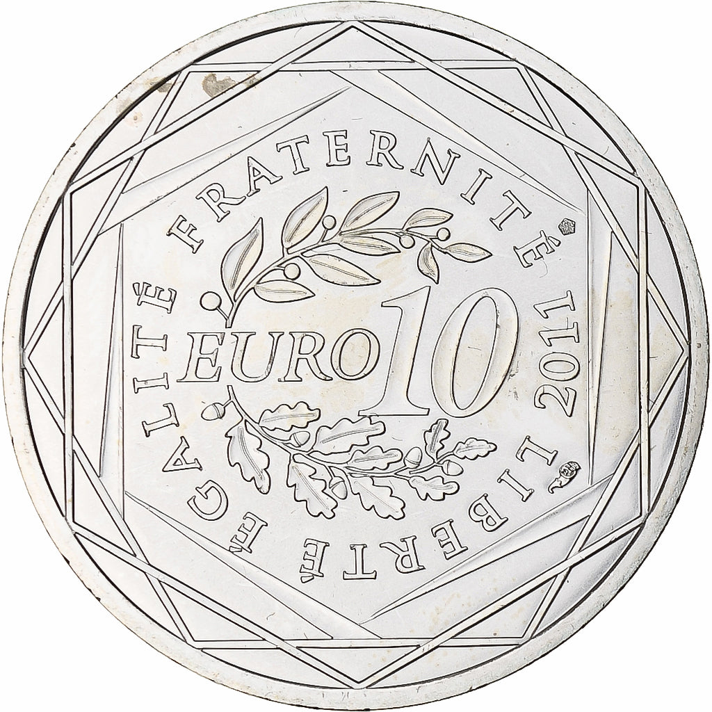 Francia, 10 Euro, Martinique, 2011, Paris, FDC, Plata, KM:1744
