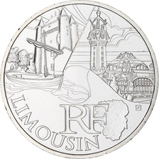 France, 10 Euro, 2011, Paris, Limousin, MS(65-70), Silver, KM:1742