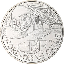 France, 10 Euro, Nord-Pas de Calais, 2012, MS(65-70), Silver
