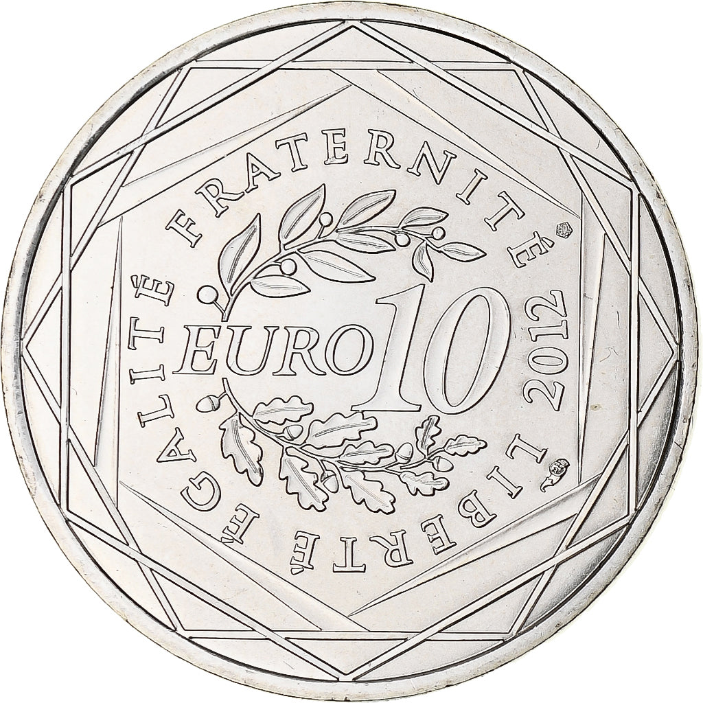 Frankrijk, 10 Euro, 2012, Limousin, UNC, Zilver