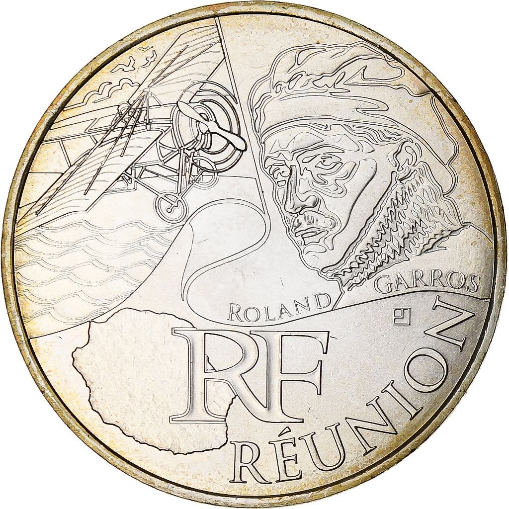 France, 10 Euro, 2012, Réunion, FDC, Argent