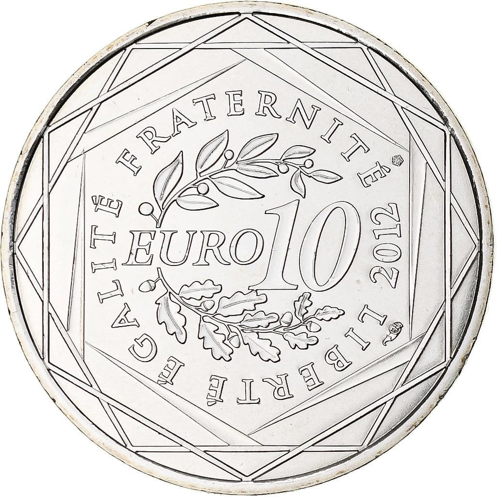 France, 10 Euro, 2012, Languedoc roussillon, FDC, Argent