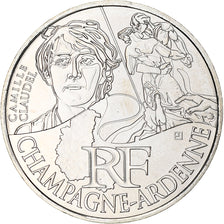 France, 10 Euro, 2012, Champagne-Ardenne, MS(65-70), Silver