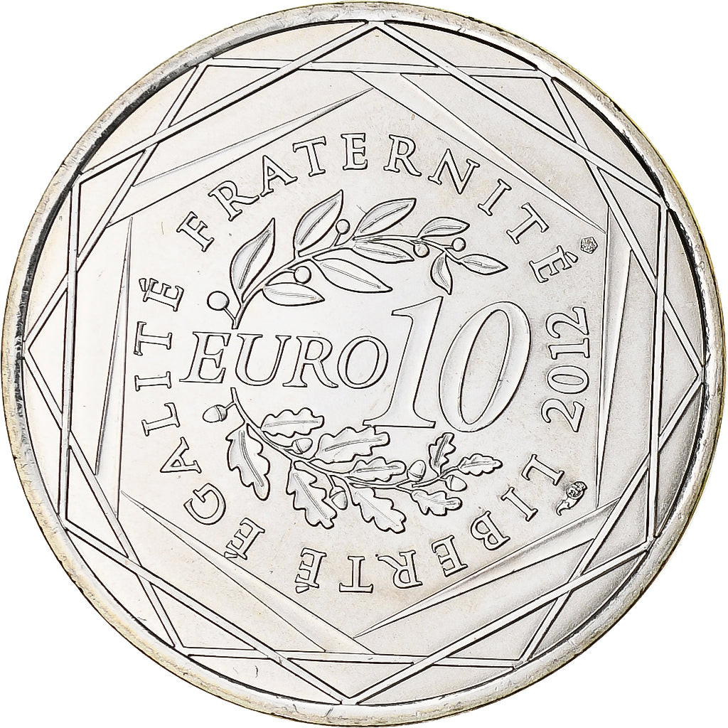 Frankrijk, 10 Euro, 2012, Picardie, FDC, Zilver