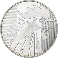 France, 10 Euro, 2014, Coq, MS(65-70), Silver, Gadoury:EU656