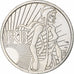 France, 5 Euro, 2008, MS(64), Silver, KM:1534