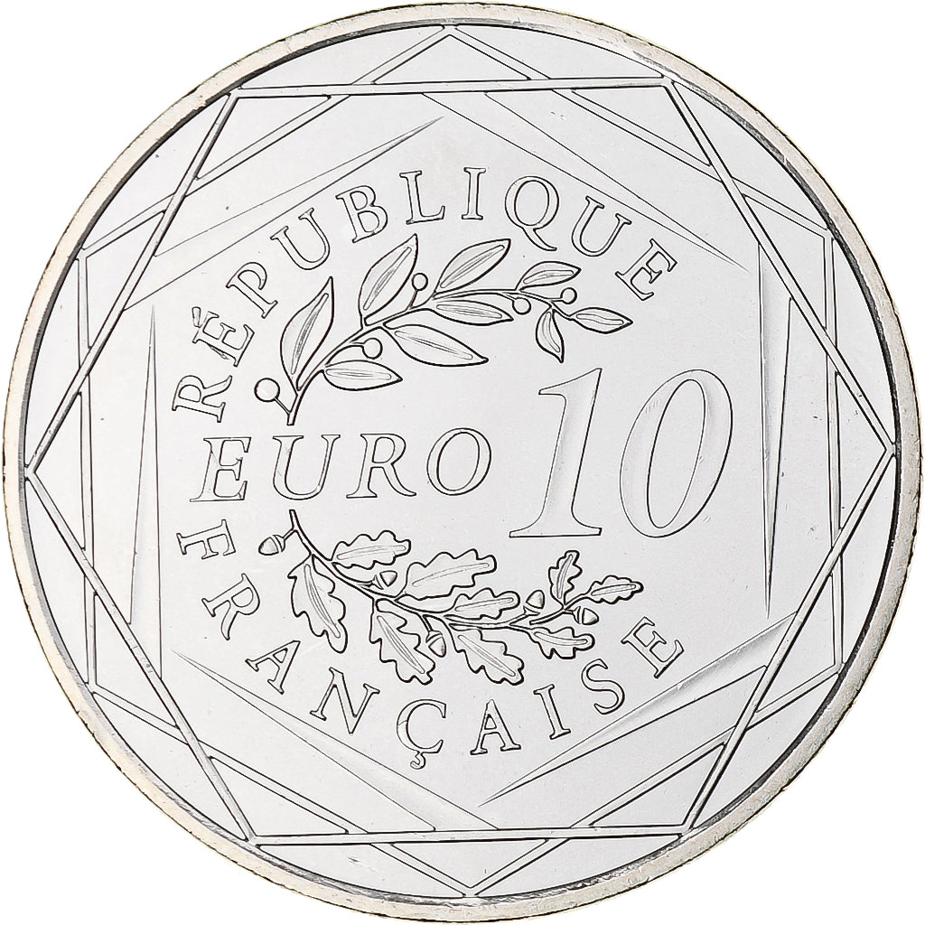 France, 10 Euro, 2012, Paris, Proof, MS(65-70), Silver, KM:2073