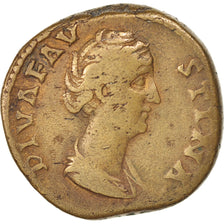 Faustina I, Sestertius, Rome, VF(30-35), Bronze, RIC #1143, 23.08