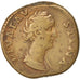 Faustina I, Sestertius, Rome, VF(30-35), Bronze, RIC #1143, 23.08