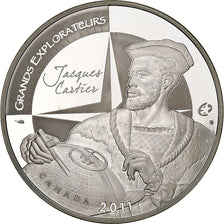 France, Monnaie de Paris, 10 Euro, Jacques Cartier, 2011, Paris, Proof, FDC