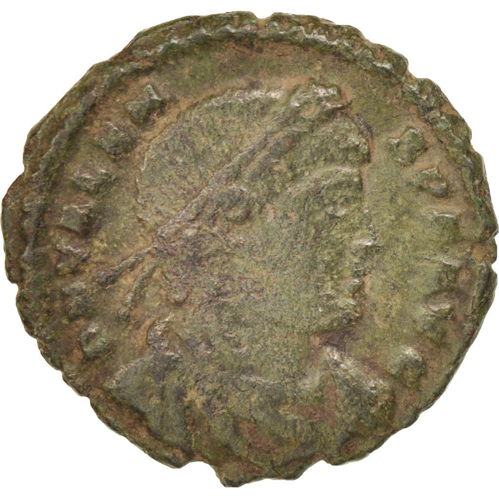 Valens, Nummus, Lyons, VF(20-25), Bronze, RIC #21a, 2.77