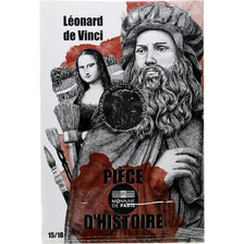 France, 10 Euro, Pièces d'Histoire, 2019, Léonard de Vinci, MS(65-70), Silver