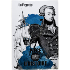 France, 10 Euro, Pièces d'Histoire, 2019, La Fayette, FDC, Argent