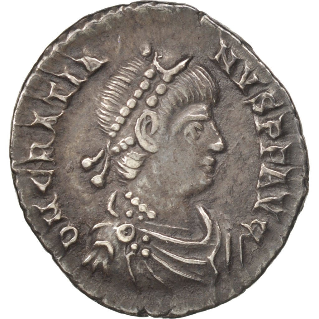Gratian, Siliqua, Trier, AU(55-58), Silver, RIC #27f, 1.88