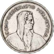 Coin, Switzerland, 5 Francs, 1931, Bern, EF(40-45), Silver, KM:40