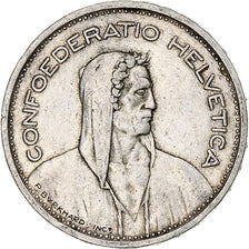 Coin, Switzerland, 5 Francs, 1950, Bern, AU(50-53), Silver, KM:40