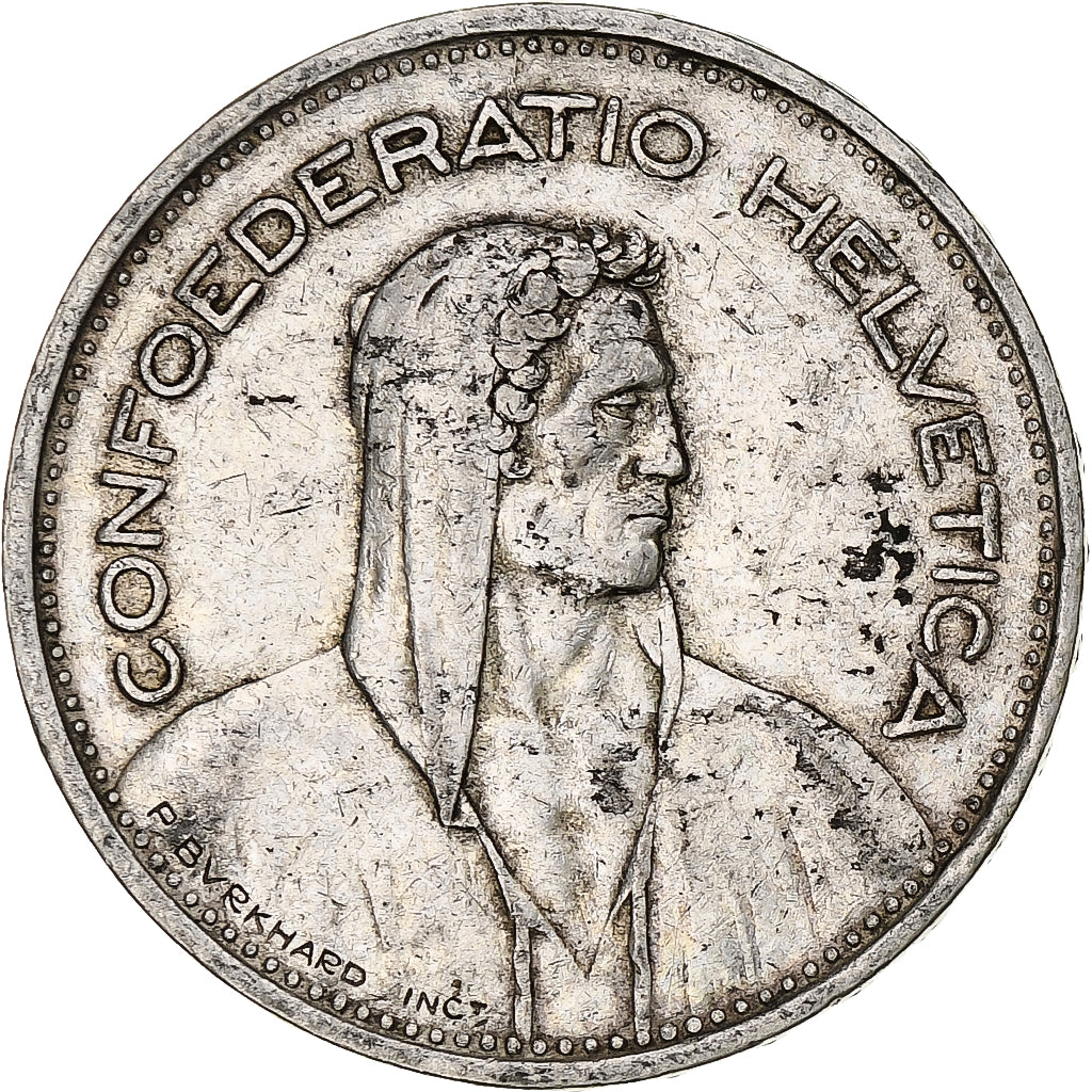 Münze, Schweiz, 5 Francs, 1951, Bern, SS+, Silber, KM:40