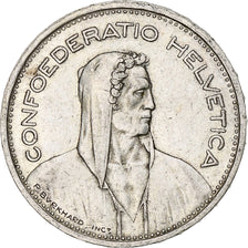 Coin, Switzerland, 5 Francs, 1953, Bern, AU(50-53), Silver, KM:40