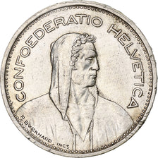 Coin, Switzerland, 5 Francs, 1953, Bern, AU(55-58), Silver, KM:40