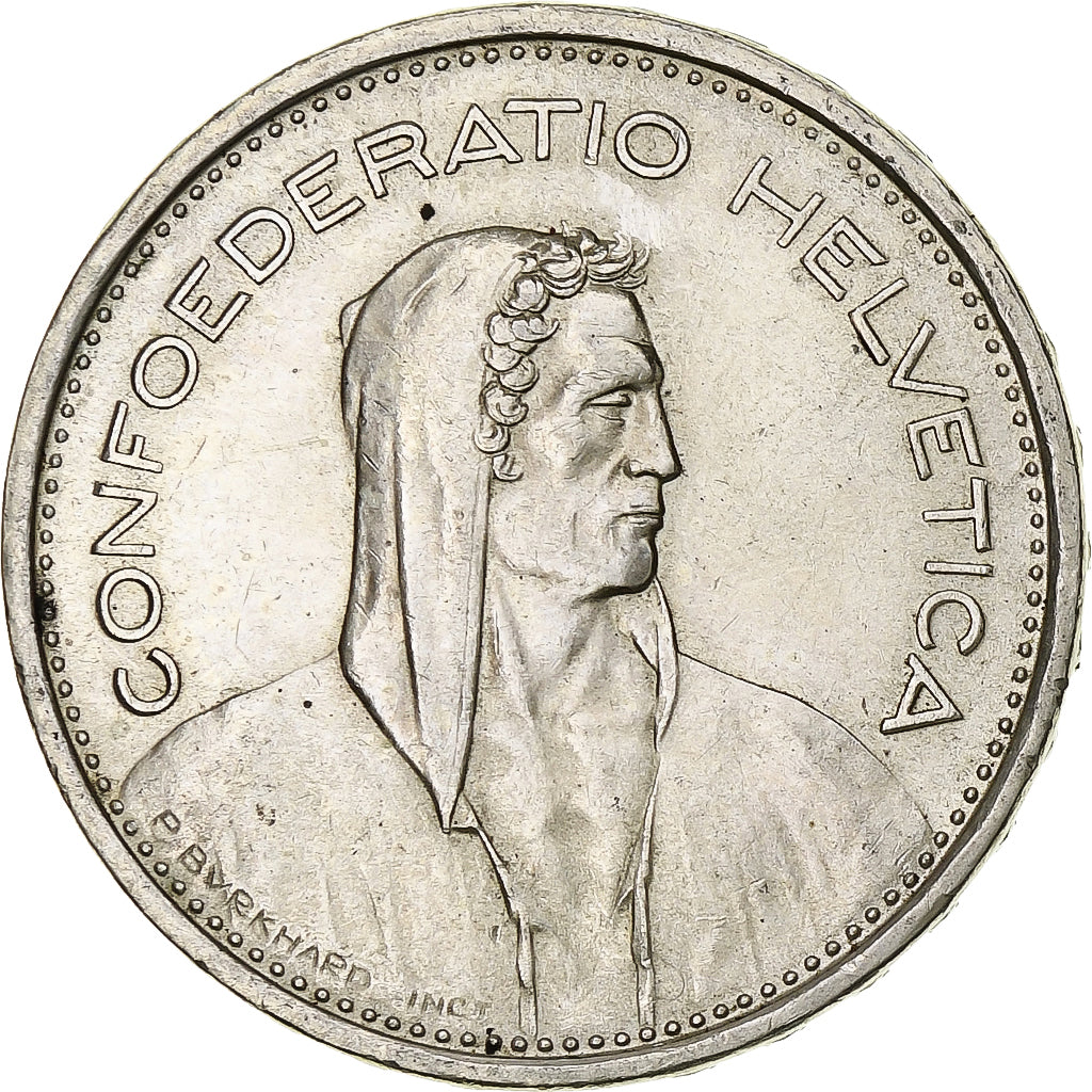 Munten, Zwitserland, 5 Francs, 1966, Bern, PR+, Zilver, KM:40