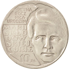 Munten, Polen, 10 Zlotych, 1967, Warsaw, ZF+, Copper-nickel, KM:59