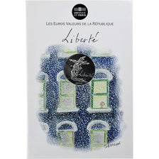 France, 10 Euro, Monnaie de Paris, Sempé - Hiver - Liberté, 2014, Monnaie de