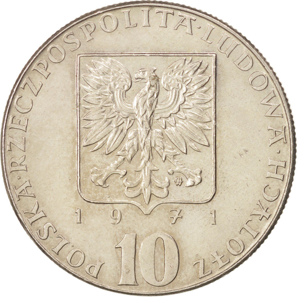 Monnaie, Pologne, 10 Zlotych, 1971, Warsaw, SPL, Copper-nickel, KM:63