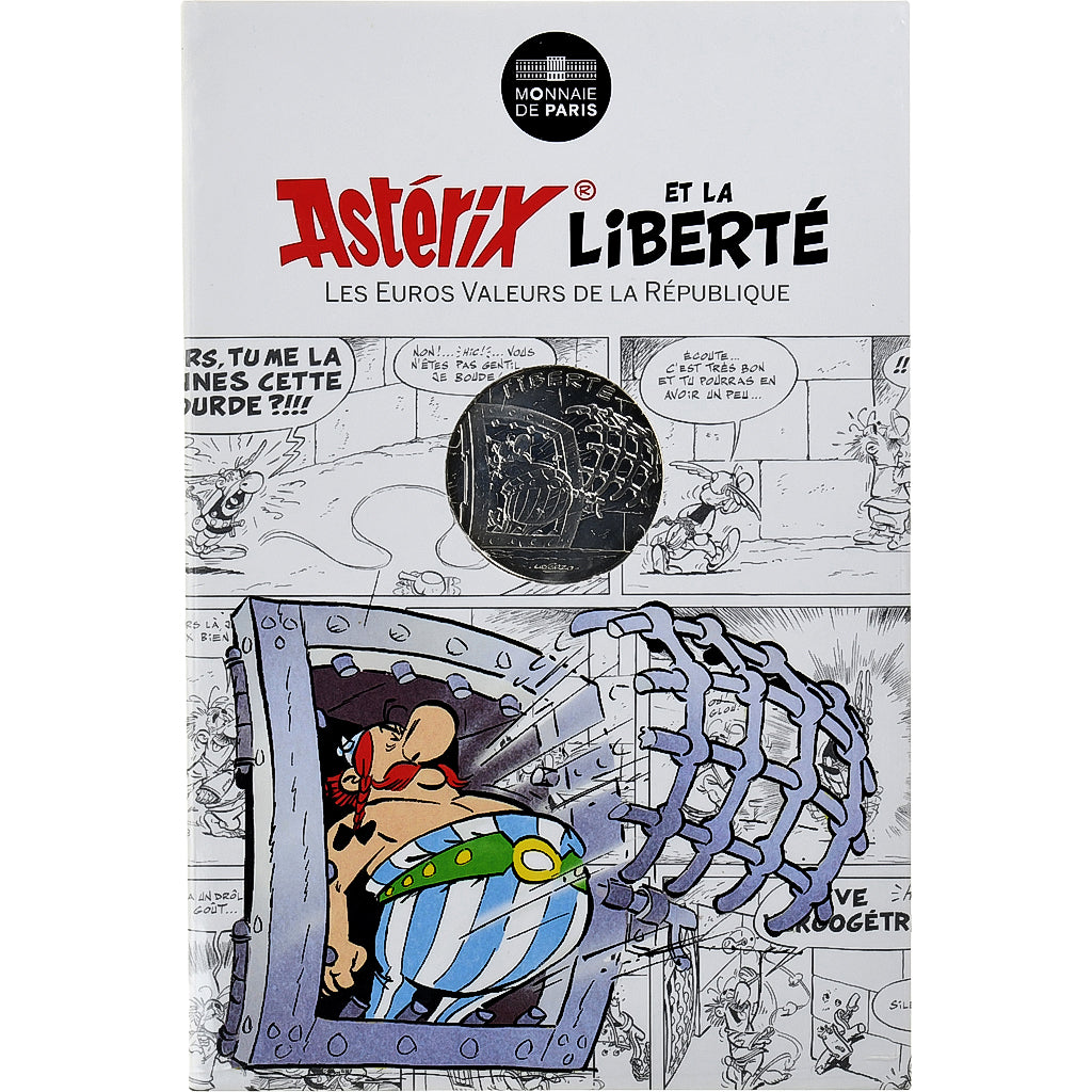 France, Monnaie de Paris, 10 Euro, Astérix Liberté (La serpe d'or), 2015
