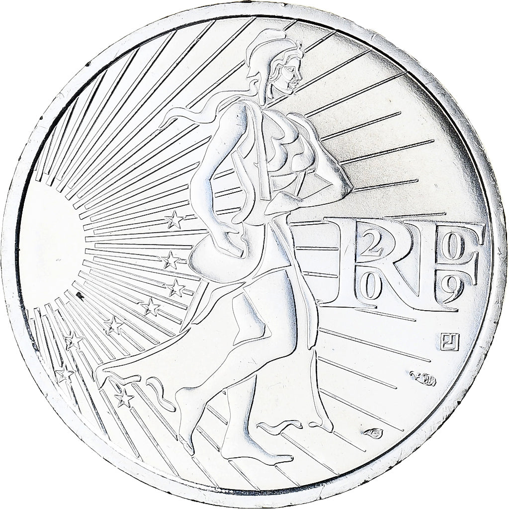 France, 10 Euro, 2009, FDC, MS(65-70), Silver, Gadoury:EU337, KM:1580