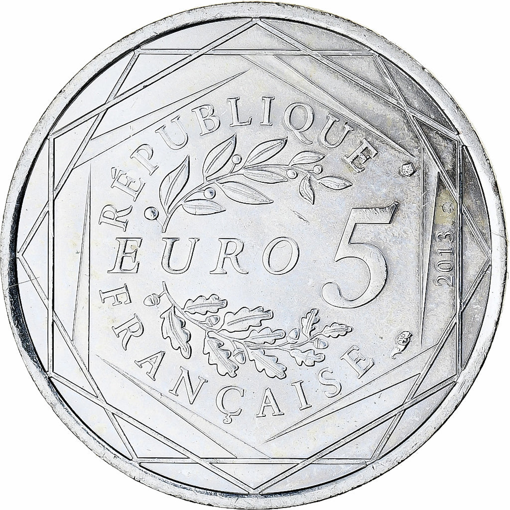 Francia, 5 Euro, Egalité, 2013, SPL, Argento, Gadoury:EU646