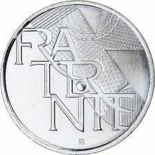 France, 5 Euro, Fraternité, 2013, Paris, MS(63), Silver